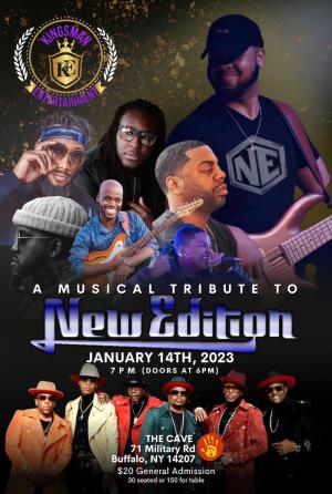 A Musical Tribute to New Edition POSTPONED to MARCH 12, 2023 6pm