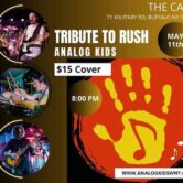 Analog Kids Tribute To RUSH 8pm $15 ($18.05 w/online fee)